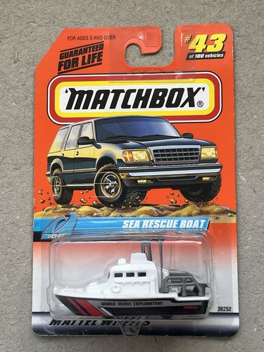 Matchbox sea rescue - matchbox, boat
