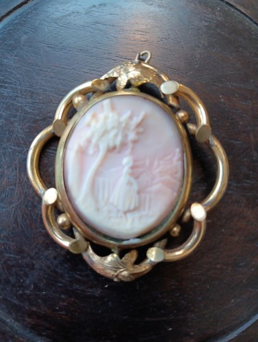 Antique gold pinchbeck - antique, &