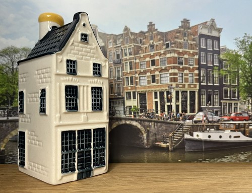 Klm delft blue miniature - klm, house