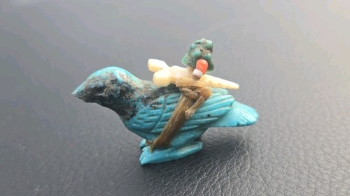 Vtg authentic zuni turquoise - authentic,