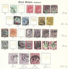 GB, QV / EDV11 / KGV+High Values, Gamut Condit, Min Cat £1750, 6 Pages (T3)