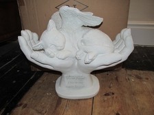 Cat In Hands Pet Grave