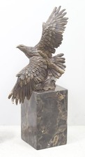 Bronze Eagle in Flight on