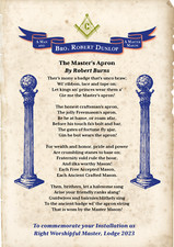 Masonic Freemasonry Poem Gift