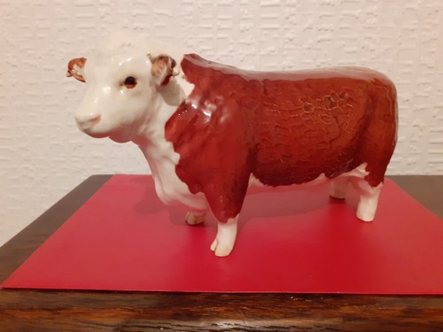 Beswick china hereford bull - china,