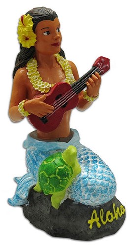 Dashboard hula girl mermaid - girl,