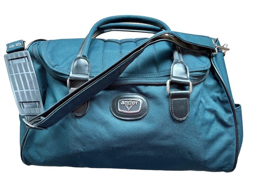 Antler green canvas - canvas, weekender