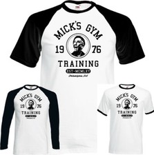 Mick's Gym T-Shirt Rocky Mens Funny Movie Balboa Boxing Boxer MMA Training Top