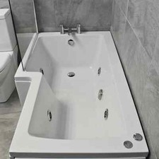 1500mm L Shaped Showerbath