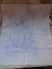 WEDDING DAY BRIDE GOWN PRINTED SEWING EMBROIDERY PANEL 'FROM THIS DAY FORWARD'