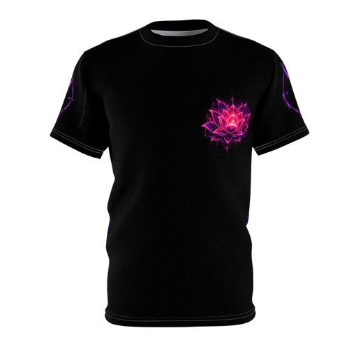 Neon lotus chest tee - tee, |