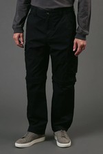Maine Black Cargo Trousers