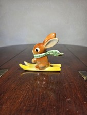 Vintage W Goebel Skiing Bunny