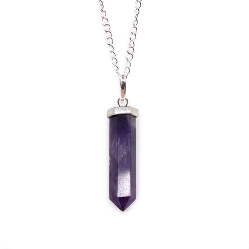 Gemstone classic point - gemstone, pendant
