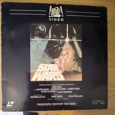 20th Century Fox Laser Disc Release of Star Wars: Episode IV - 1982 year made 