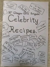Vintage 92nd Glasgow Girls' Brigade Celebrity Recipe Booklet