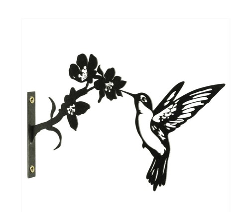 Hummingbird metal tree black - hummingbird,