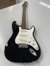 Hondo Stratocaster Style Electric Guitar Made in Korea - Gloss Black