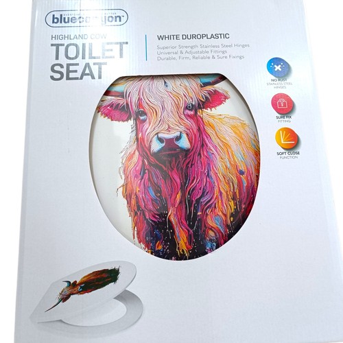 Blue canyon highland cow - blue,