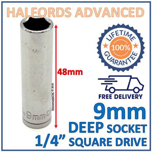 Halfords advanced 9mm - halfords, 1/4"