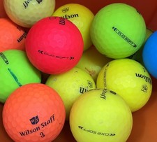 14 x Wilson Duo Soft / dx2 Soft  Golf Balls - Grade A / B Mix 