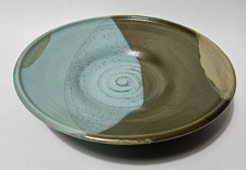 Signed Studio Art Pottery Stoneware Bowl Hand Thrown 'Amazing Grace'