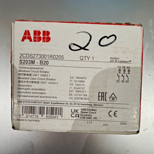 Abb s203m b20 - s203m-b20, miniature