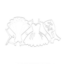 Princess Dress Cutting Dies