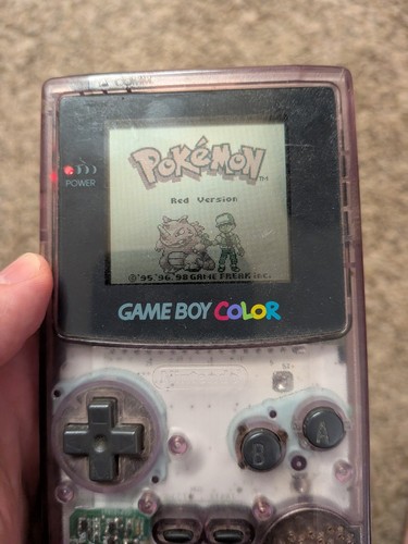 Gameboy color pokemon red - color,