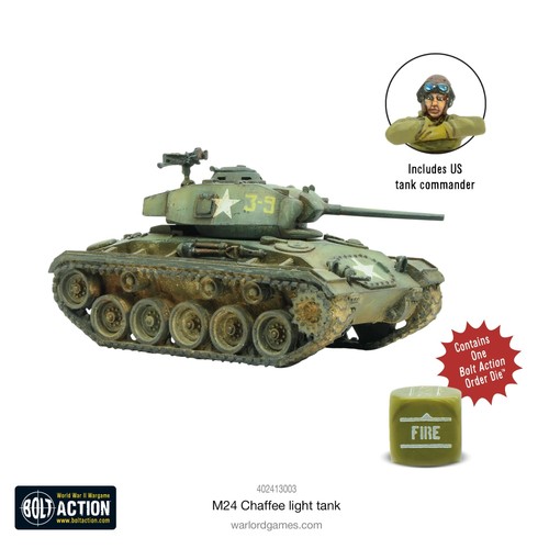 M24 chaffee light tank bolt - us,