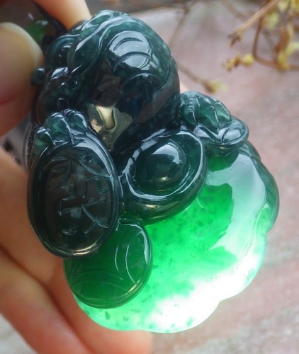 Certified green natural - certified, jade
