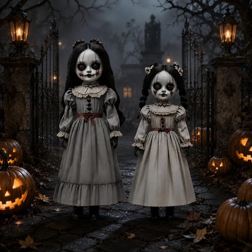2pcs halloween ghost - 2pcs, doll