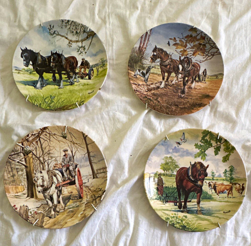 Wedgwood working horses - wedgwood,