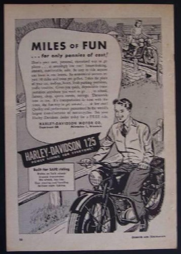 1949 harley davidson 125 - harley,