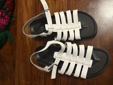 White Ladies Gladiator Sandals