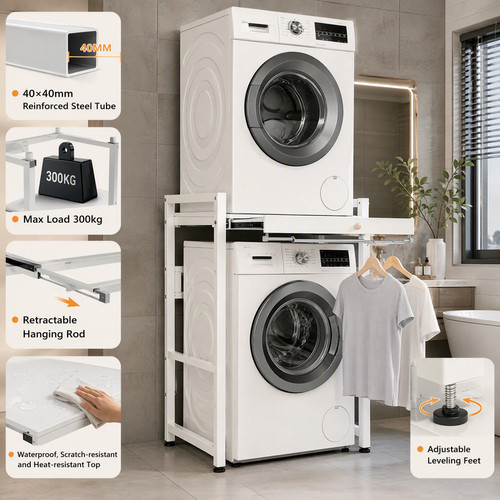 Washing machine dryer stacking - washing,