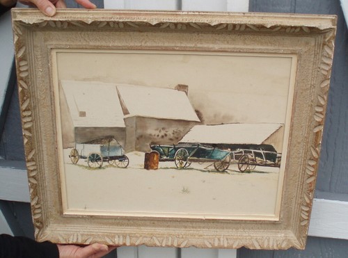 Antique horse drawn farm - antique,