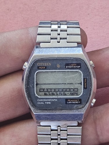 Vintage citizen lcd digital - lcd,