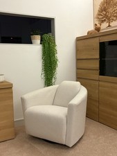 Natuzzi Genoa swivel Chair In