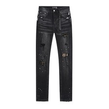 Amiri Black Ripped Skinny