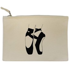 'Pointe Shoes' Canvas Clutch