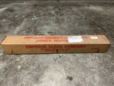 RARE! Emperor Grandfather Clock Chimes & Pendulum Model 201 NOS!