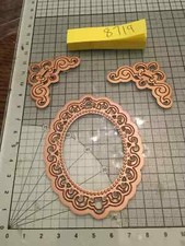 Spellbinders Fleur de lis corner and frame die set ref8719  **SALE**