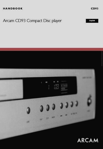 Arcam cd93 player - -,