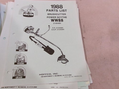 Hoffco 1988 brushcutter power - 1988,