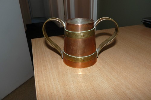Vintage copper and brass - copper, twin