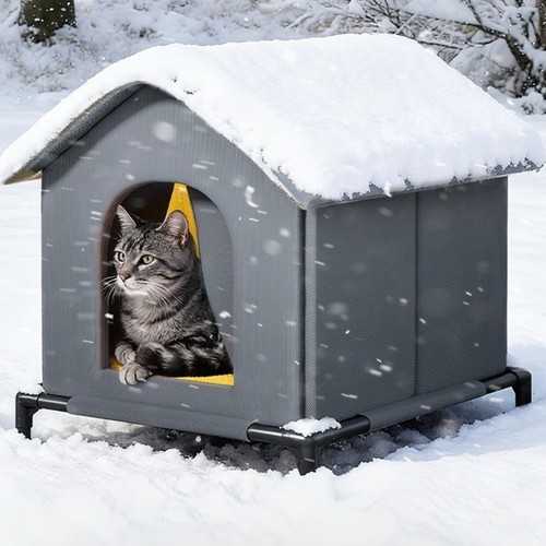 Outdoor cat house warm - outdoor,