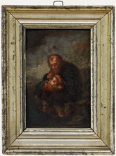 Framed 18th Century Oil -