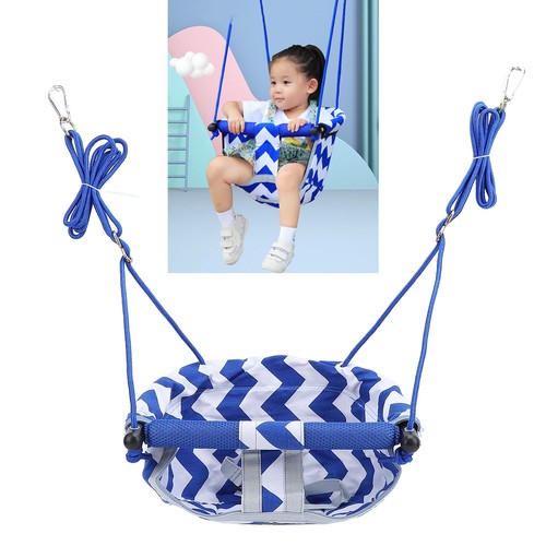 High back toddler swing - high,
