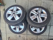 full set X4 17", DEVONPORT Alloy Wheels Transporter TYRES 215 60 R17 C VW T5 T6